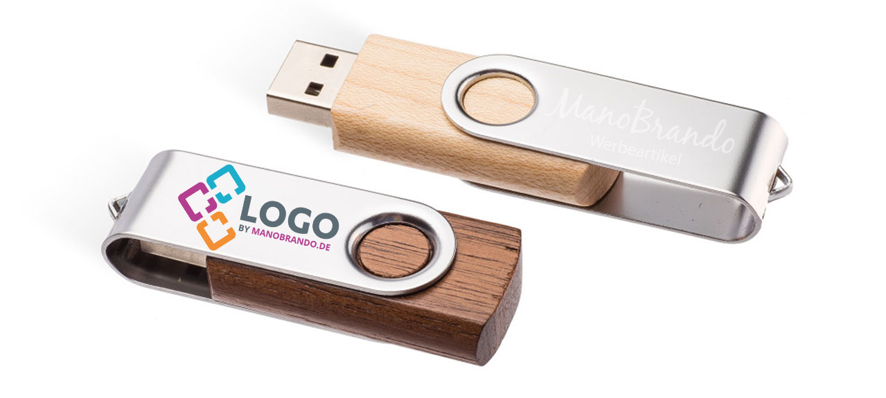 Expert USB Sticks Holz Werbeartikel