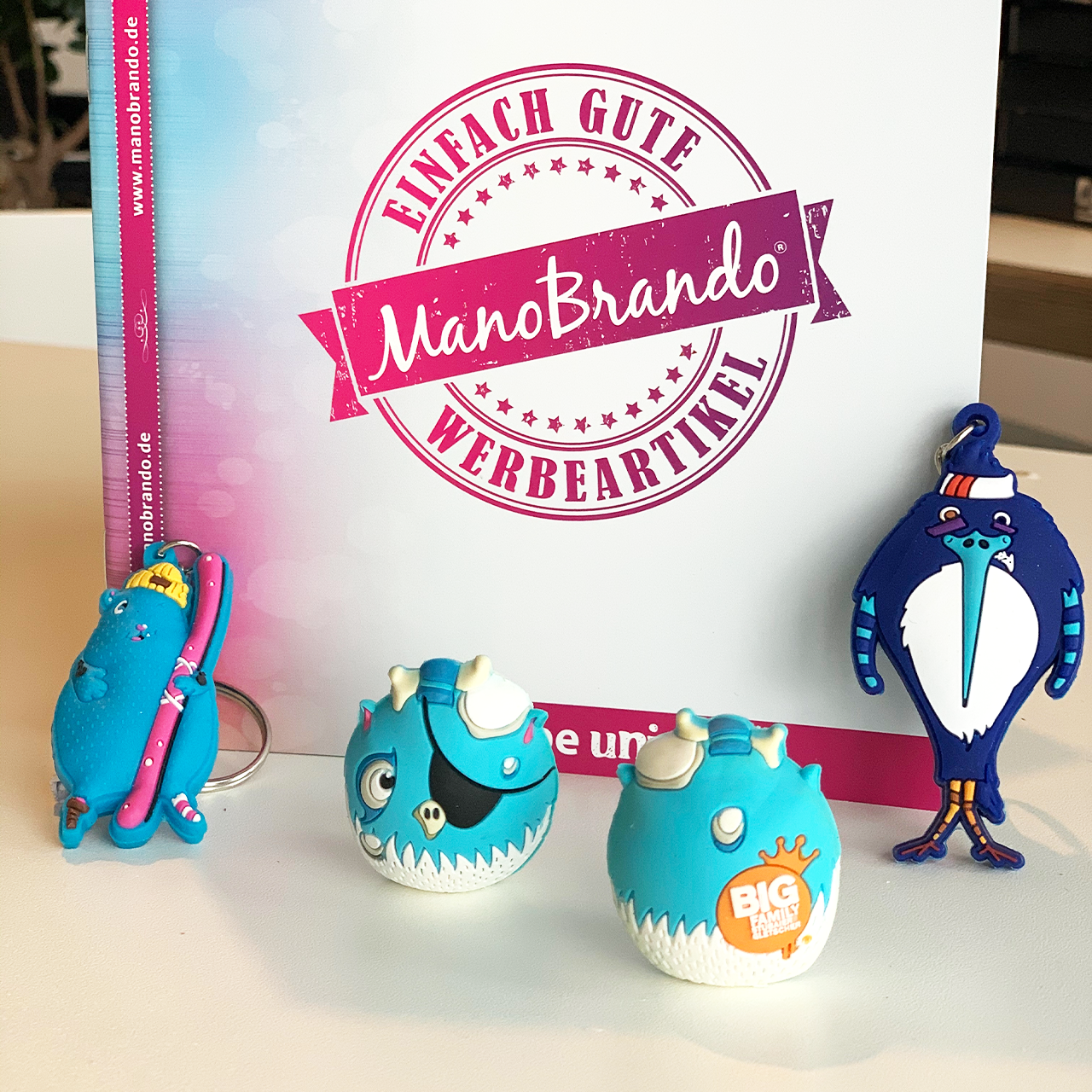 Schlüsselanhänger Gummi 3D Maskottchen | Werbeartikel Schlüsselanhänger Gummi 3D Maskottchen