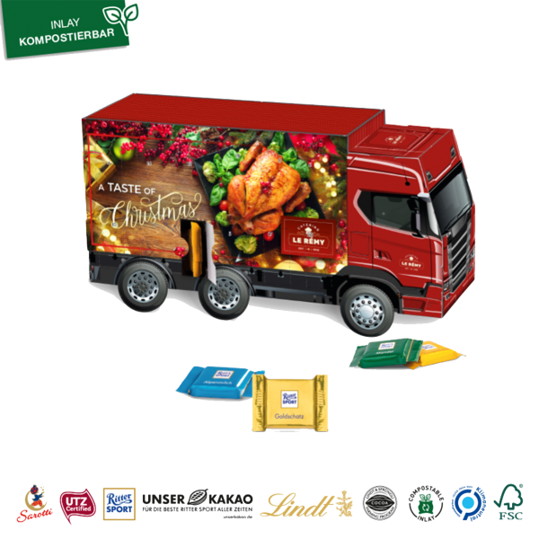 Ritter Sport Adventskalender LKW Werbeartikel