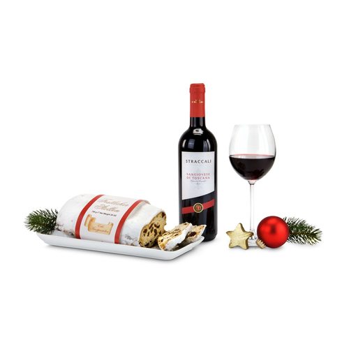 Rotwein + Stollen Werbegeschenk 