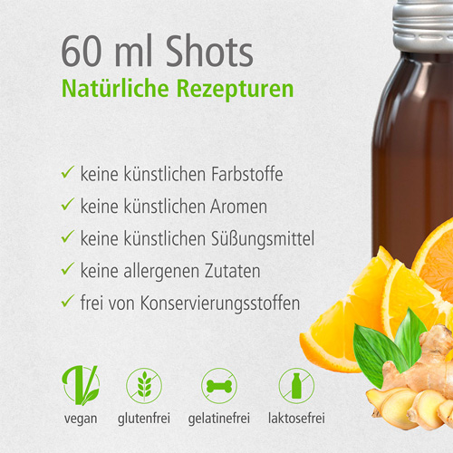 Vitamin Shot Orange bedrucken