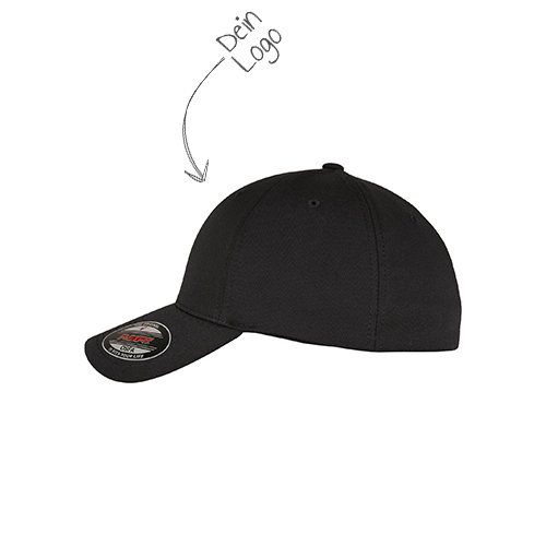 Flexfit Baseballcap mit Innenband mit Logo Stick