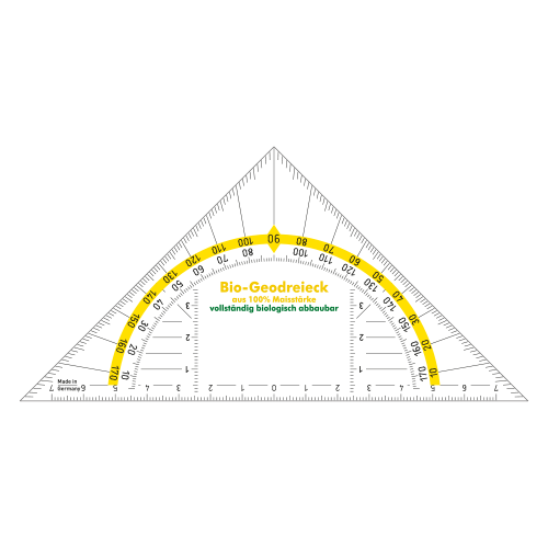 Bio Geodreieck zertifiziert