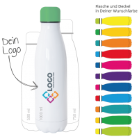 Isolierflaschen mit Logo bedrucken & in Wunschfarbe