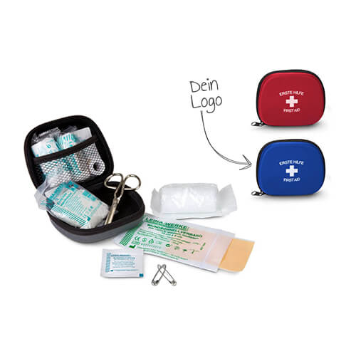 First Aid Set mit Logo als Werbegeschenk