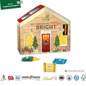 Adventskalender Haus Werbemittel