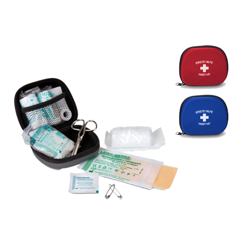Erste Hilfe Set mit Logo bedrucken lassen | Werbeartikel