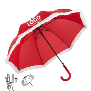 Fare Regenschirm Weihnachten X-Mas mit Logo bedrucken Werbemittel