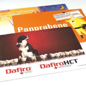 Fußauflagen mit Logo bedrucken | Werbegeschenk für den medizinischen Bereich