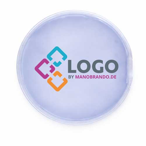 Kühlkissen/Kühlpad rund mit Logo Druck | Werbeartikel ManoBrando