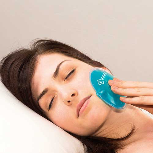 Kühllkissen rund mit Logo Druck | Made in Germany Werbeartikel