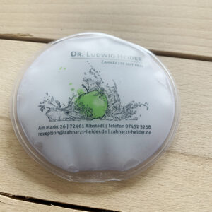 Kühlpad/Kühlkissen rund bedrucken | Werbeartikel mit Logo Aufdruck