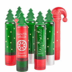 Lippenpflegestift Weihnachten mit Logo bedrucken Werbemittel