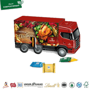 Adventskalender LKW Werbmittel