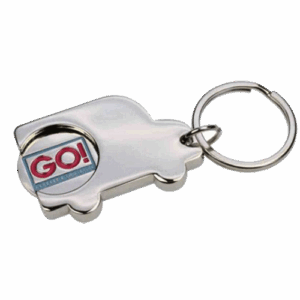 Einkaufswagenchip Auto mit Logo Werbemittel