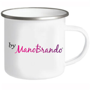 Outdoor Tasse Emaille bedrucken Werbemittel