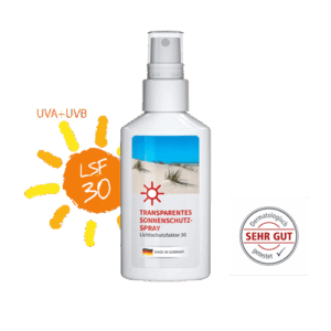 Sonnenschutz Spray mit Logo bedrucken Werbemittel