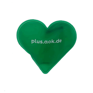 Wärmekissen Handwärmer Herzform mit Logo bedrucken Werbemittel