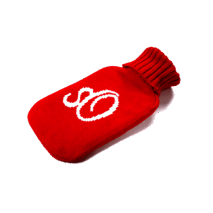 Wärmflasche mit Strickbezug individuell mit Logo Werbemittel