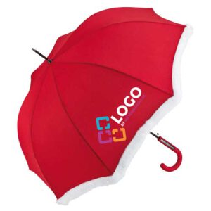 Fare Regenschirm Weihnachten X-Mas mit Logo bedrucken Werbemittel