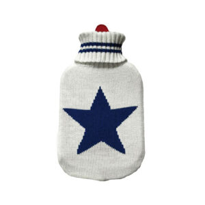 Wärmflasche mit Strickbezug individuell mit Logo Werbemittel