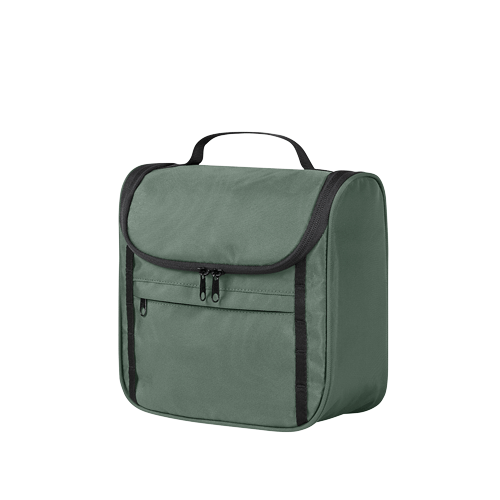 Flex Kulturtasche Werbeartikel Halfar graugrün