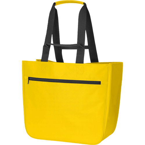 Softbasket Shopper XXL-Halfar mit Logo bedrucken als Werbeartikel/ gelb
