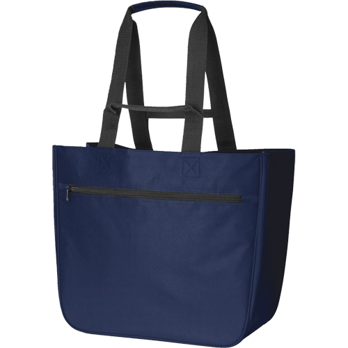 Softbasket Shopper XXL-Halfar mit Logo bedrucken als Werbeartikel/ marine