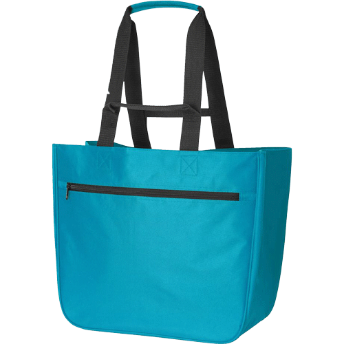 Softbasket Shopper XXL-Halfar mit Logo bedrucken als Werbeartikel/ petrol