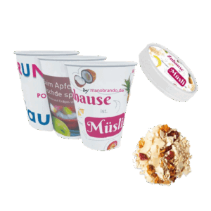 Werbemittel Snack Bio Porridge Kokos