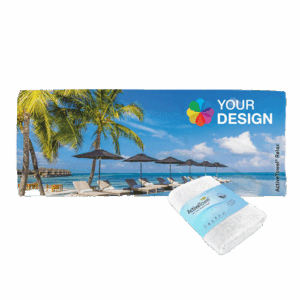 Werbehandtuch Actice Towel Relax bedrucken Werbemittel