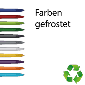 Werbekugelschreiber Recycling mit Logo bedrucken