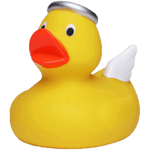Quietscheente/Badeente Engel / Werbeartikel