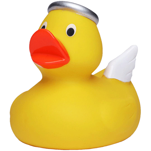 Quietscheente/Badeente Engel / Werbeartikel