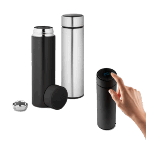 Thermoskanne mit digitalem Thermometer | Werbeartikel