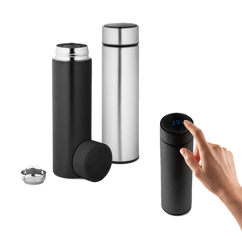 Thermoskanne mit digitalem Thermometer | Werbeartikel