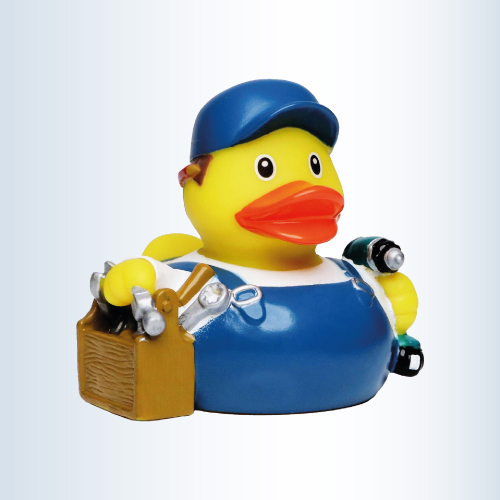 Quietscheente/Badeente mit Logo bedrucken Werbemittel