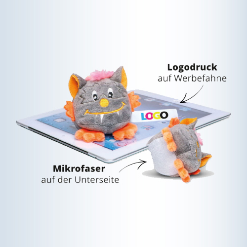 Displayreiniger Tierchen als Werbemittel mit Logo