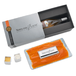 Lachsgeschenk/Lachspräsente Rose Elegante 150 g