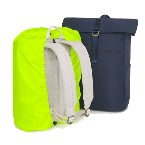 Regenhülle für Rucksack bedrucken mit Logo | Werbeartikel Halfar