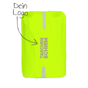 Reflex-Regenschutz für Rucksäcke mit Logo | Werbeartikel