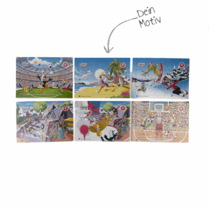 Einlegepuzzle im eigenen Design gestalten / Werbegeschenk