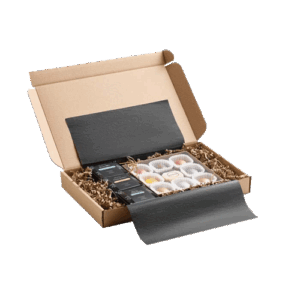 Logo Pralinenschachtel mit Zen Tee | Werbegeschenk