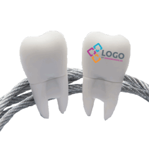USB Stick Zahn mit Logo bedruckt | Werbeartikel