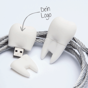 Zahn USB Stick mit Logo | Werbeartikel