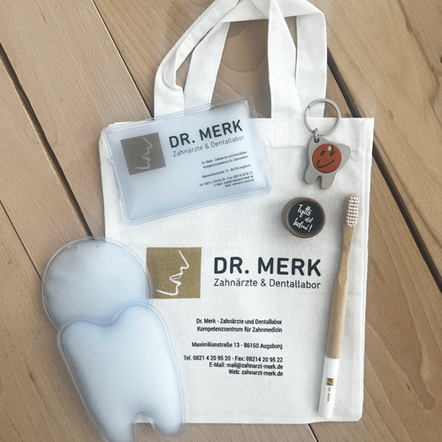 Zahnarzt Werbegeschenke mit Logo bedrucken
