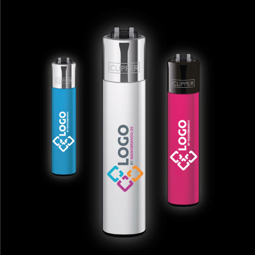 Clipper Feuerzeuge mit Logo bedrucken als Werbeartikel