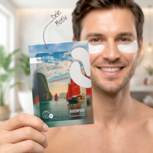 Augenpads Werbeartikel mit Logo / Kuvertverpackung