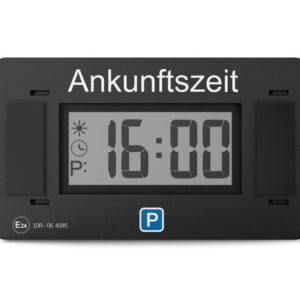 Digitale Parkscheibe bedrucken mit Logo als Werbeartikel. Parkwächter V2