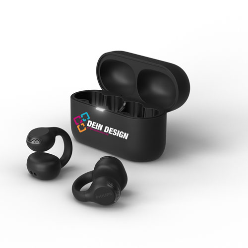 Philips Kopfhörer Open Car mit Logo | schwarz